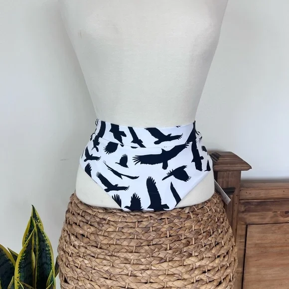 🖤 Boys + Arrows “Rae” Bottom – Black Bird Fly – XS – NWT - Picture 4 of 7